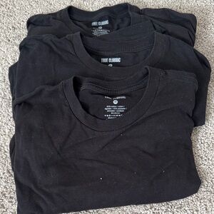 True Classic Men's Black Short Sleeve Tee